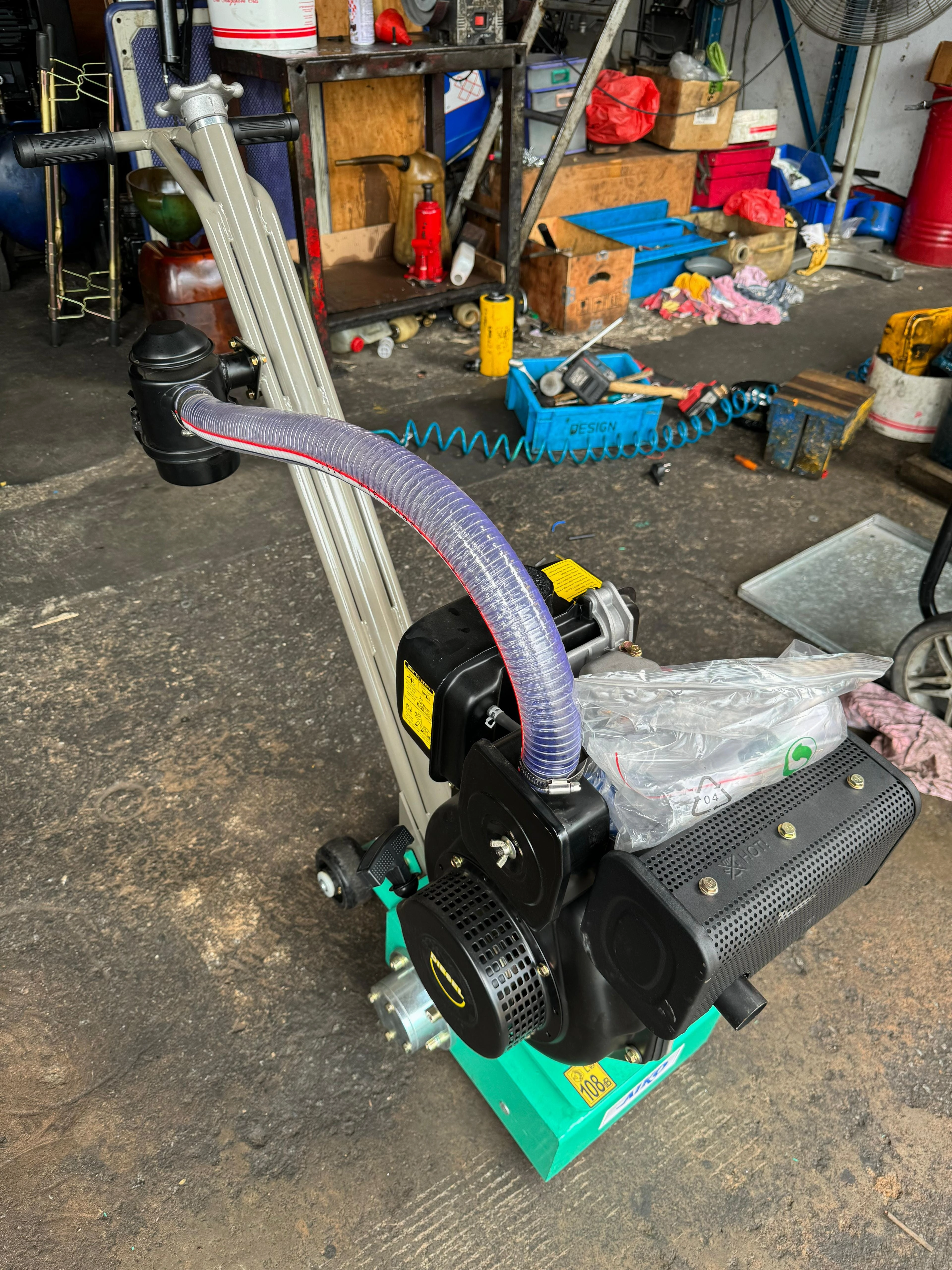 Aiko Floor Scarifying Machine with Diesel Engine 178F Double Air Filter | Model : CNXB