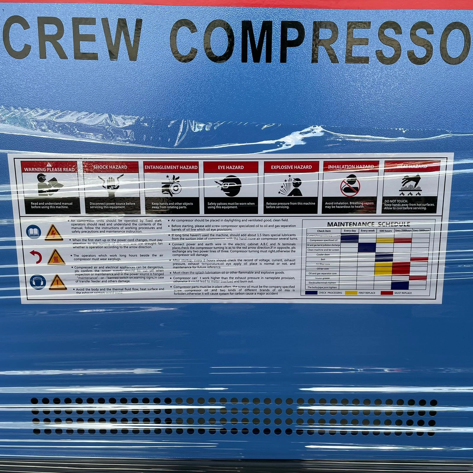 Airstrong ASPM50HP Rotary Inverter Screw Air Compressor with 415V, 50Hp, 10 Bar | Model : ASPM50HP