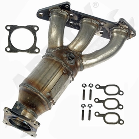 APDTY 116791 CARB Compliant Catalytic Converter w/Integrated Exhaust Manifold