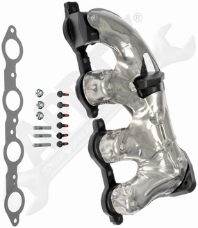 APDTY 155289 Ceramic Coated Exhaust Manifold Kit