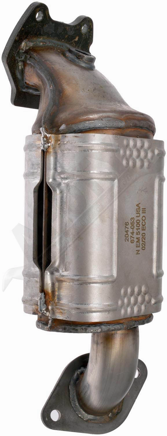 APDTY 155896 Catalytic Converter with Integrated Exhaust Manifold