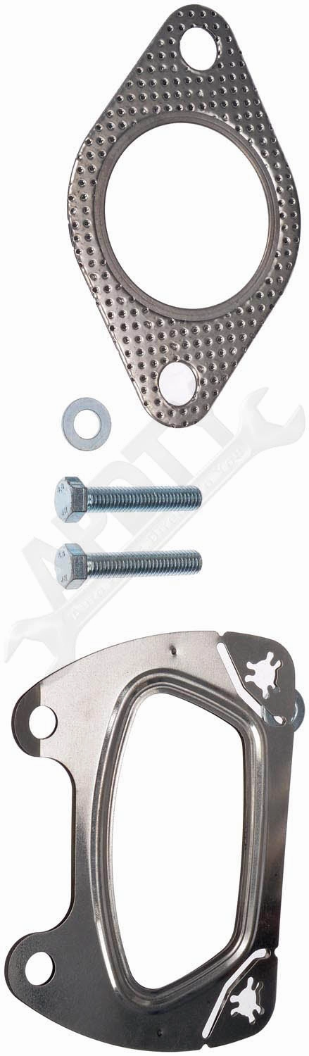 APDTY 155896 Catalytic Converter with Integrated Exhaust Manifold