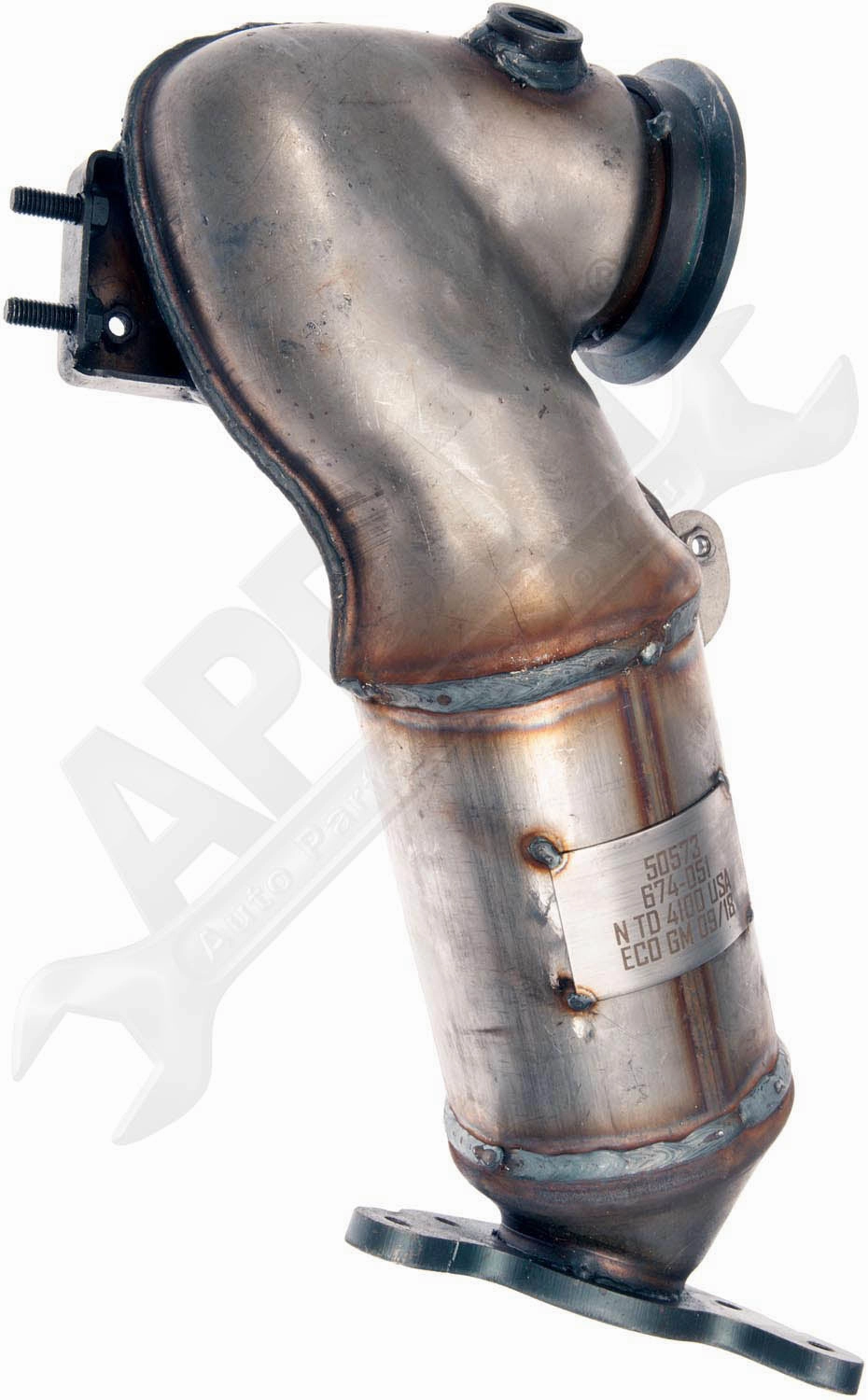 APDTY 156905 Catalytic Converter with Integrated Exhaust Manifold