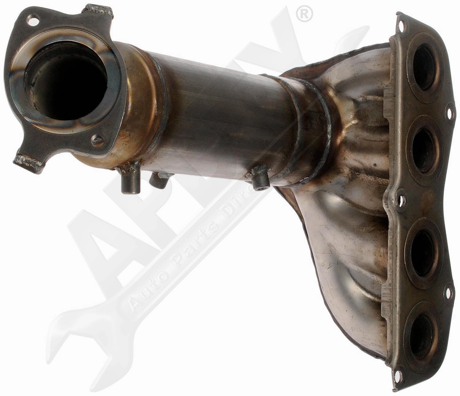 APDTY 156914 Catalytic Converter with Integrated Exhaust Manifold