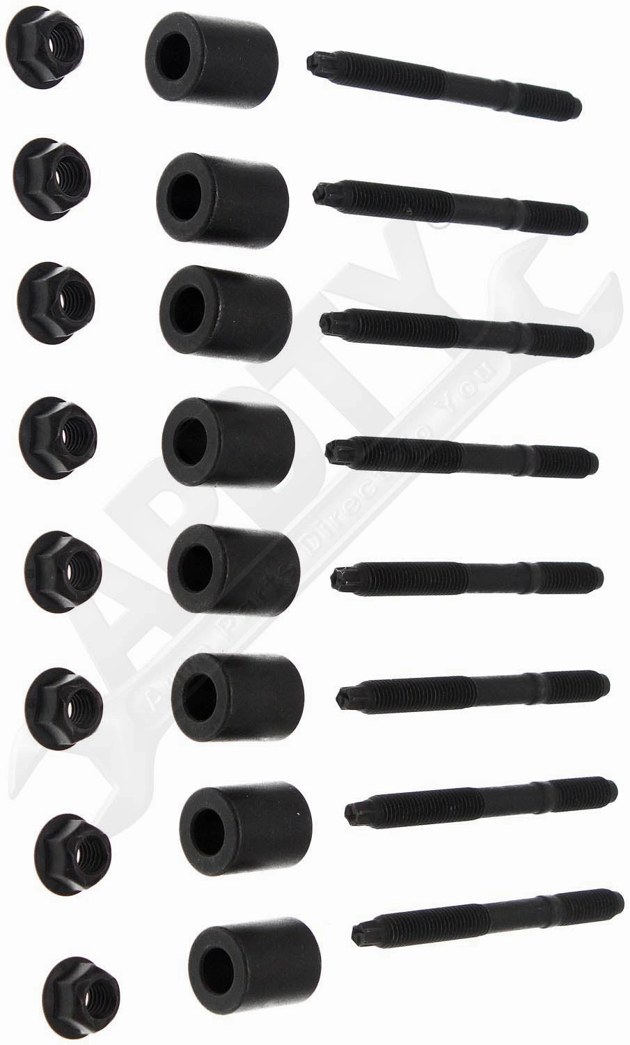 APDTY 157407 Exhaust Manifold Hardware Kit