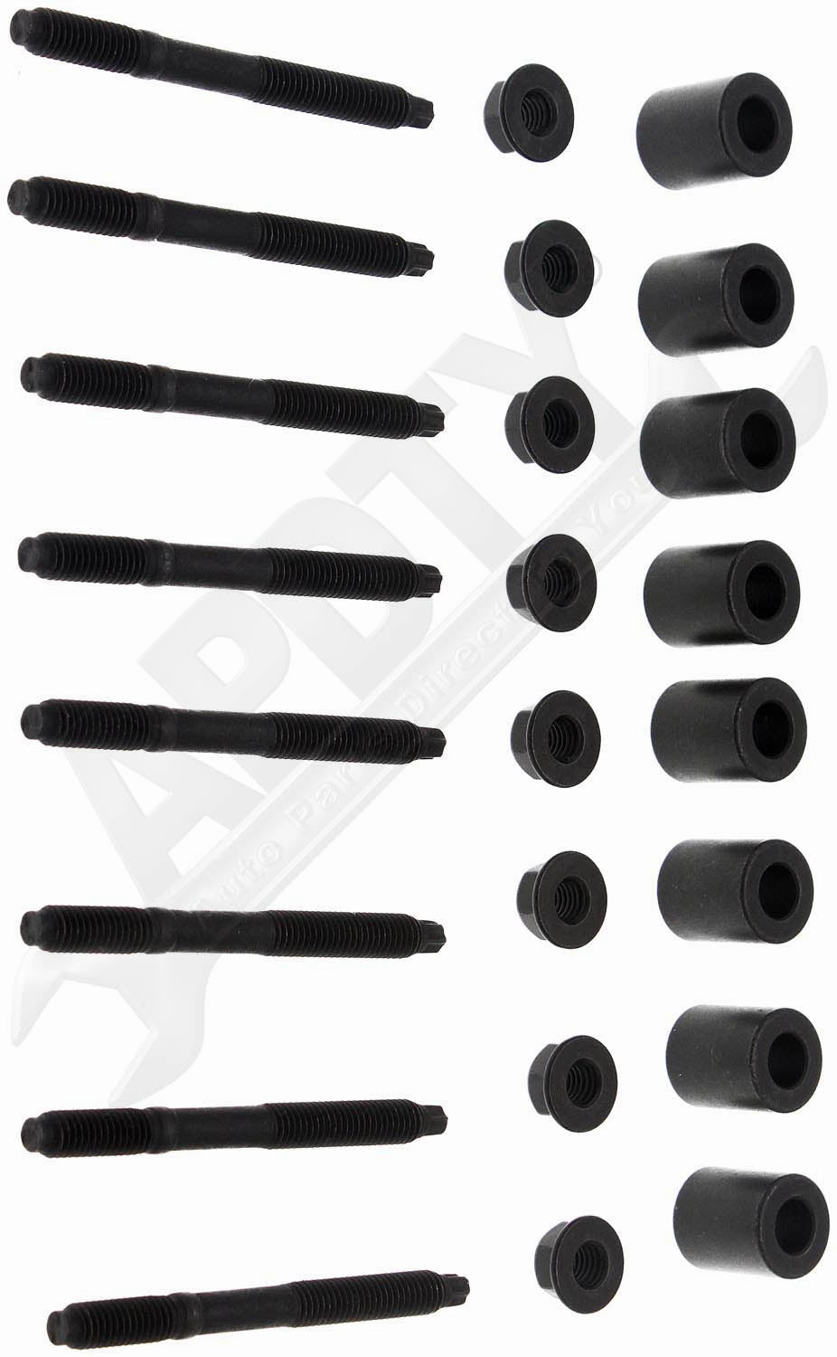 APDTY 157407 Exhaust Manifold Hardware Kit