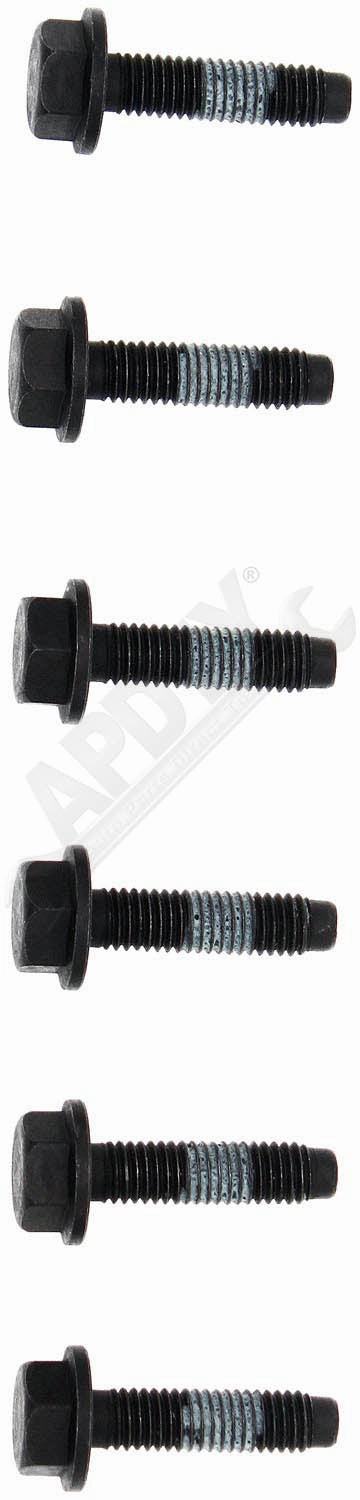 APDTY 157408 Exhaust Manifold Hardware Bolt Kit (Qty:6)