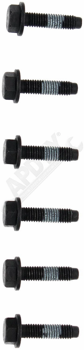 APDTY 157408 Exhaust Manifold Hardware Bolt Kit (Qty:6)