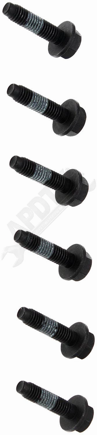 APDTY 157408 Exhaust Manifold Hardware Bolt Kit (Qty:6)