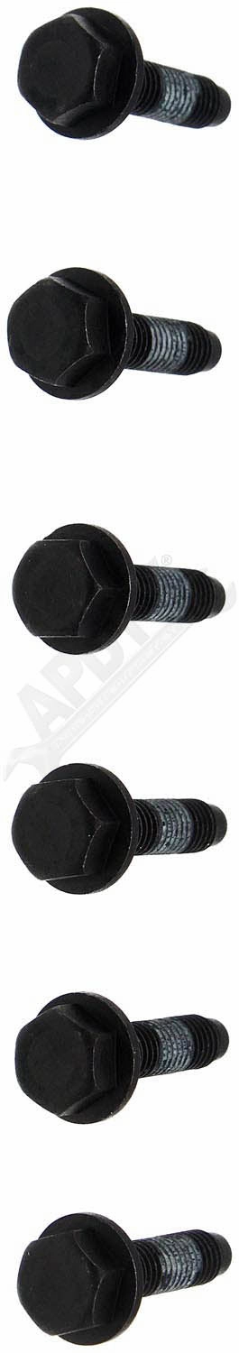 APDTY 157408 Exhaust Manifold Hardware Bolt Kit (Qty:6)