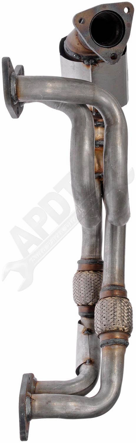 APDTY 157494 Catalytic Converter with Integrated Exhaust Manifold
