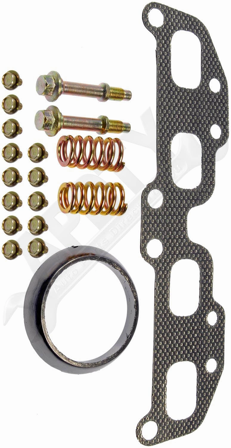 APDTY 157496 Catalytic Converter with Integrated Exhaust Manifold
