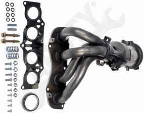 APDTY 157497 Catalytic Converter with Integrated Exhaust Manifold