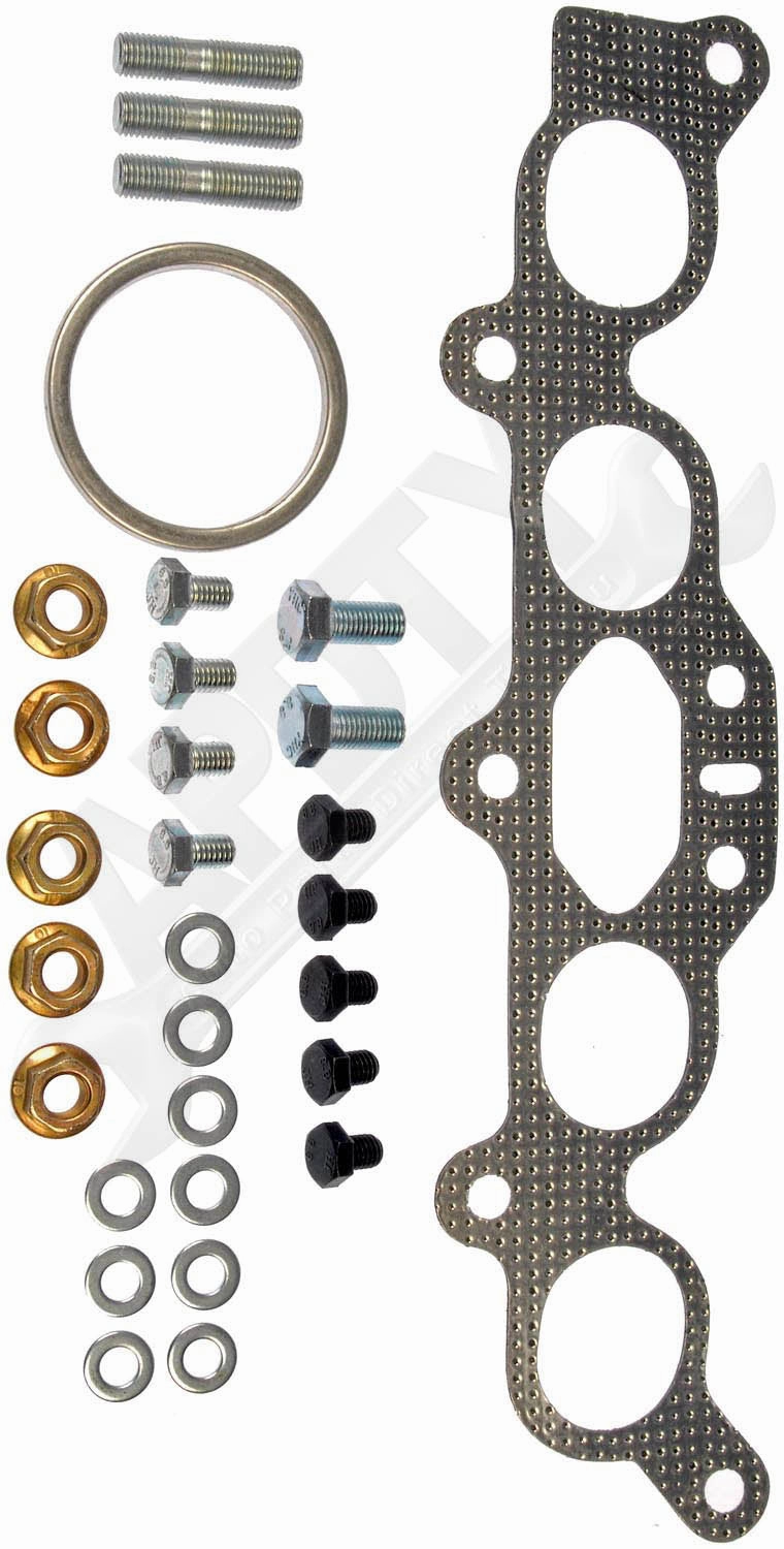 APDTY 157498 Catalytic Converter with Integrated Exhaust Manifold