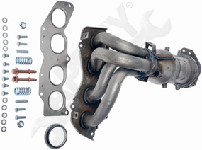 APDTY 157499 Catalytic Converter with Integrated Exhaust Manifold