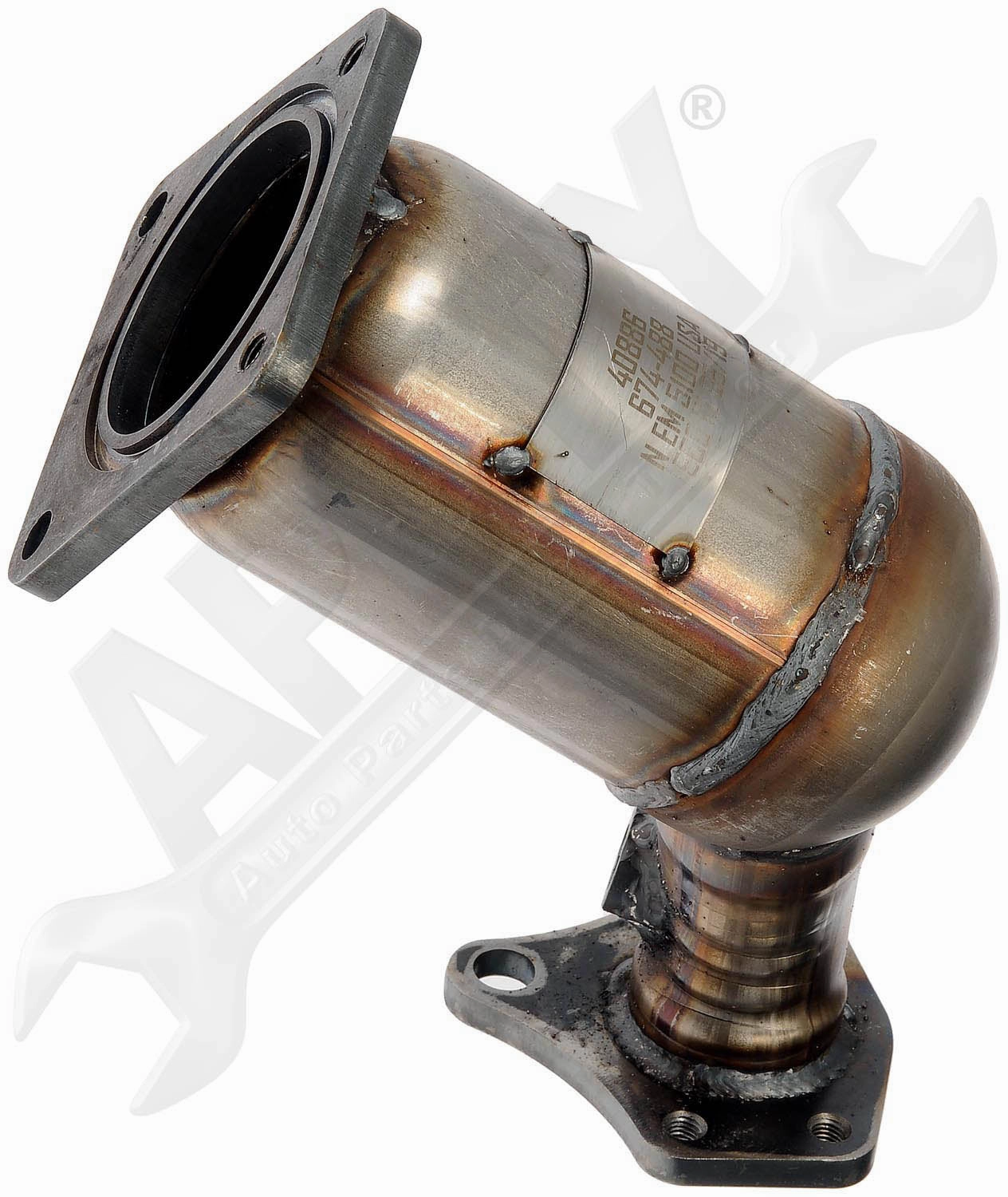 APDTY 157501 Engine Catalytic Converter Rear - CARB Compliant