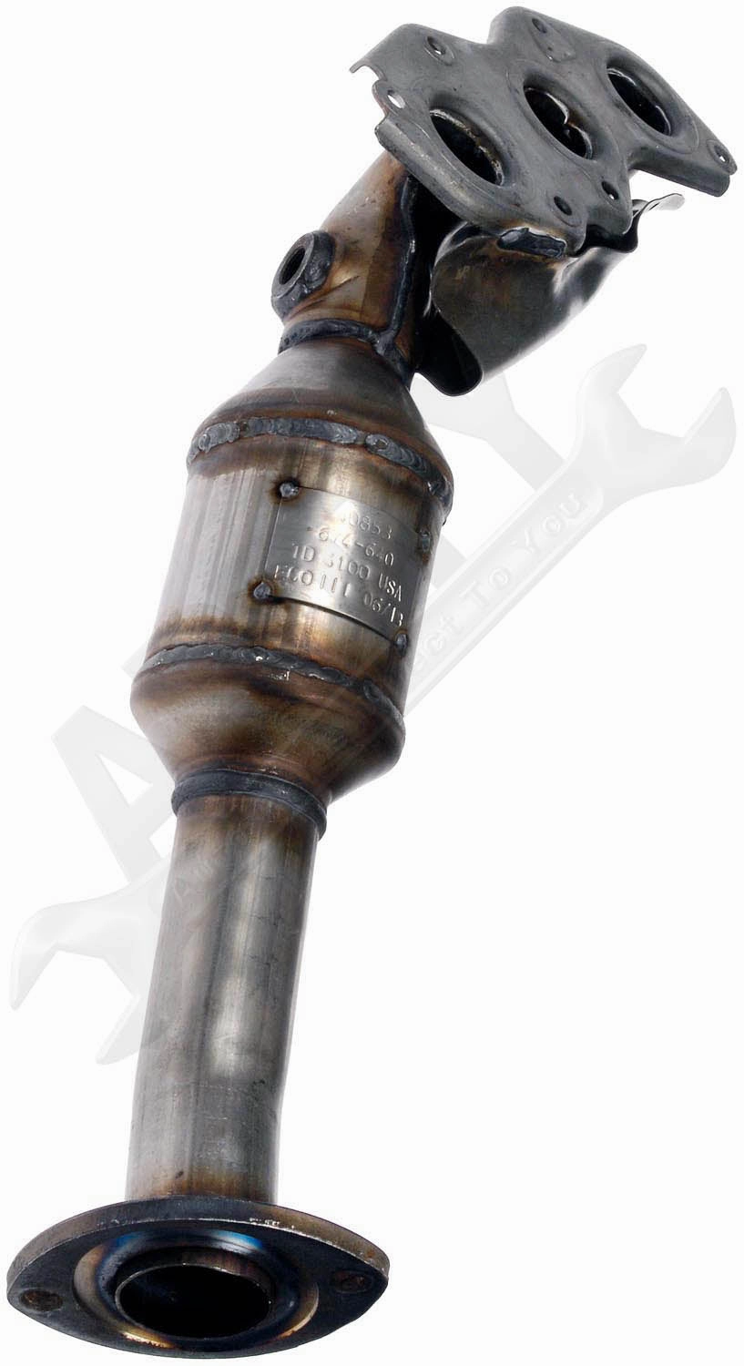 APDTY 157502 Catalytic Converter with Integrated Exhaust Manifold