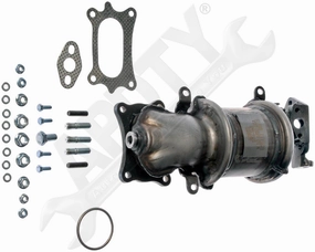 APDTY 157634 Catalytic Converter w/Integrated Exhaust Manifold CARB Compliant