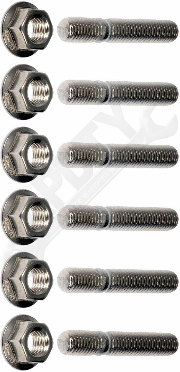 APDTY 157730 Engine Exhaust Manifold Flange Stud Kit