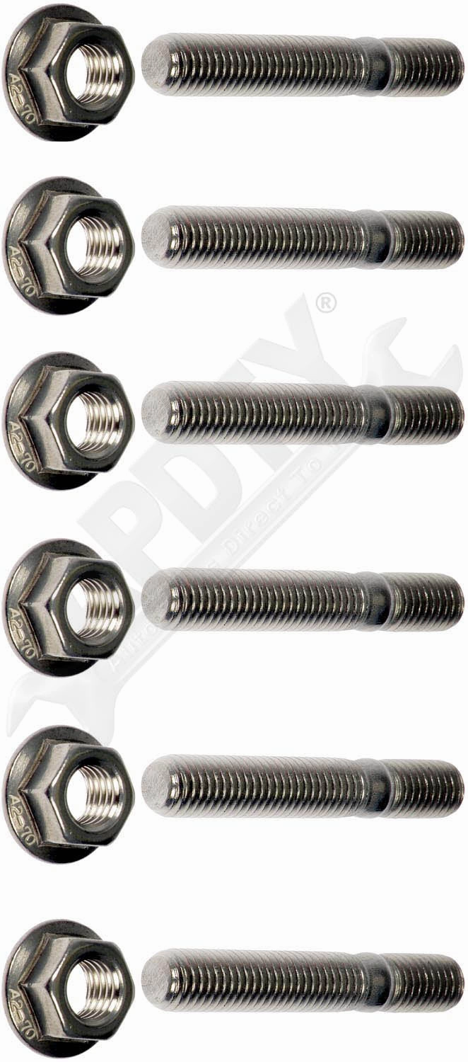 APDTY 157730 Engine Exhaust Manifold Flange Stud Kit