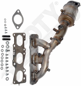 APDTY 157800 Catalytic Converter with Integrated Exhaust Manifold CARB Compliant