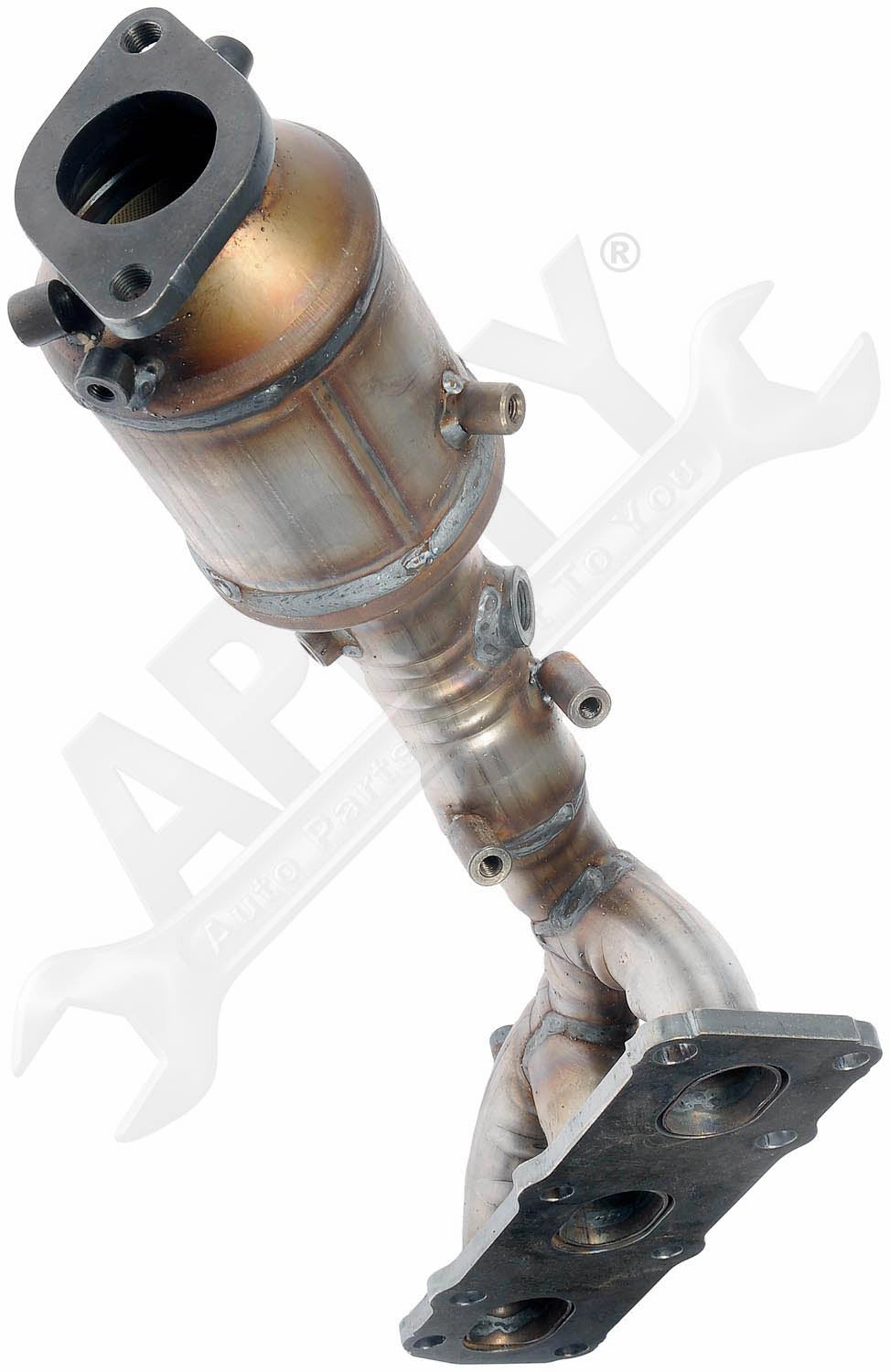 APDTY 157800 Catalytic Converter with Integrated Exhaust Manifold CARB Compliant