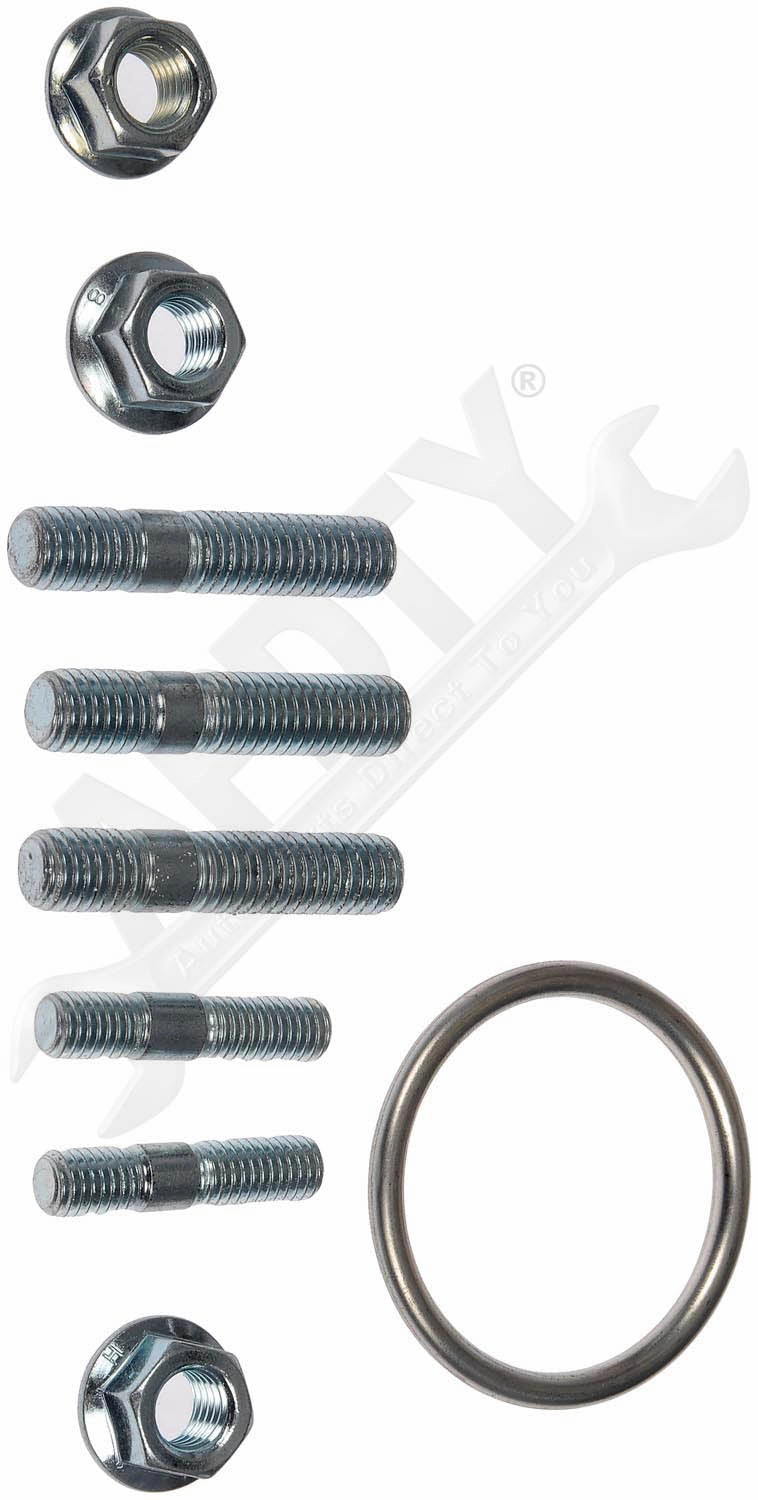 APDTY 157808 Exhaust Manifold Catalytic Converter - CARB Compliant