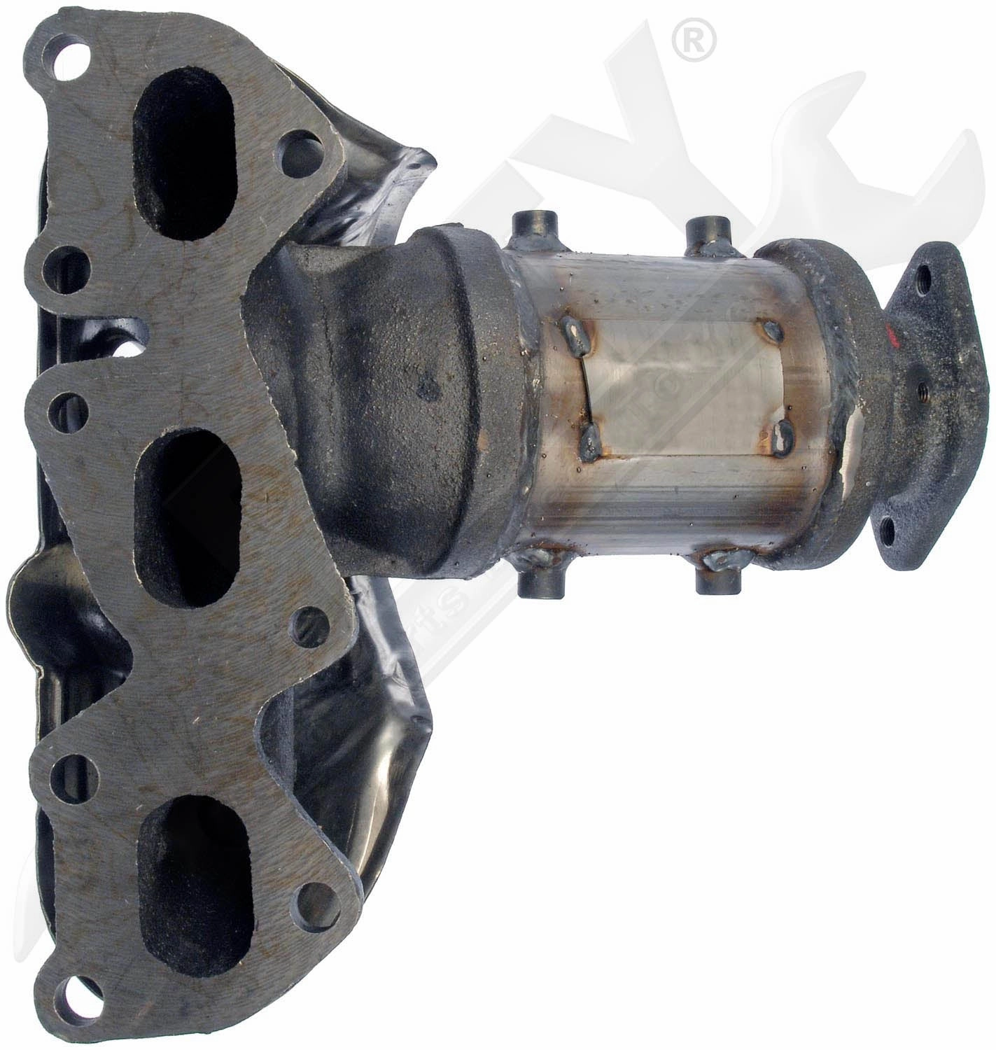 APDTY 157989 Exhaust Manifold w/Integrated Catalytic Converter - CARB Compliant