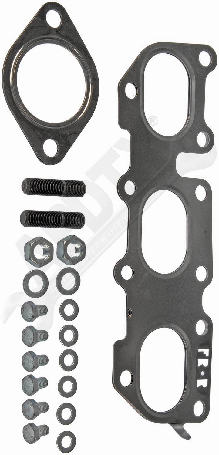 APDTY 157989 Exhaust Manifold w/Integrated Catalytic Converter - CARB Compliant