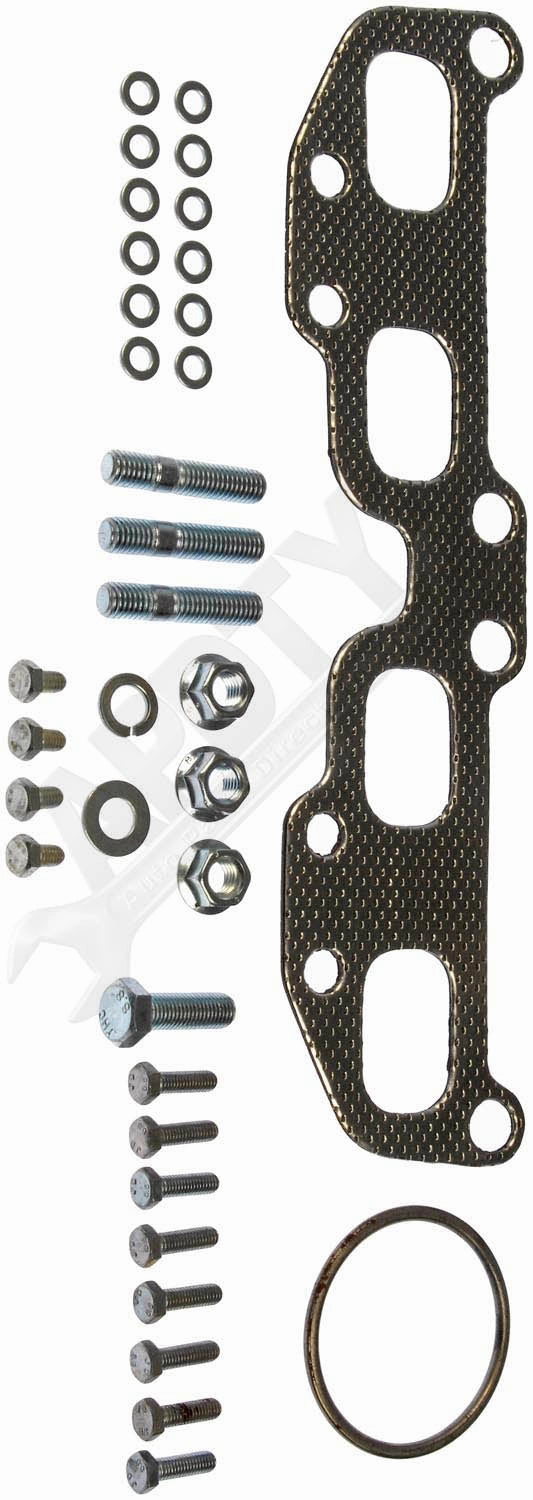 APDTY 157992 Exhaust Manifold w/Integrated Catalytic Converter - CARB Compliant