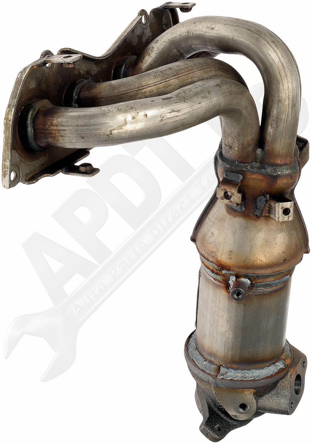 APDTY 157994 Catalytic Converter with Integrated Exhaust Manifold