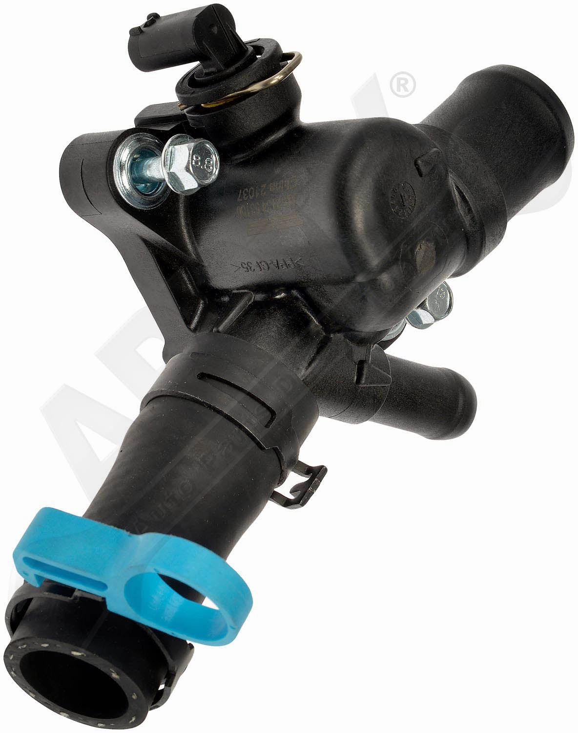 APDTY 158001 Engine Cooling Water Pump-Water Outlet Housing With Sensor