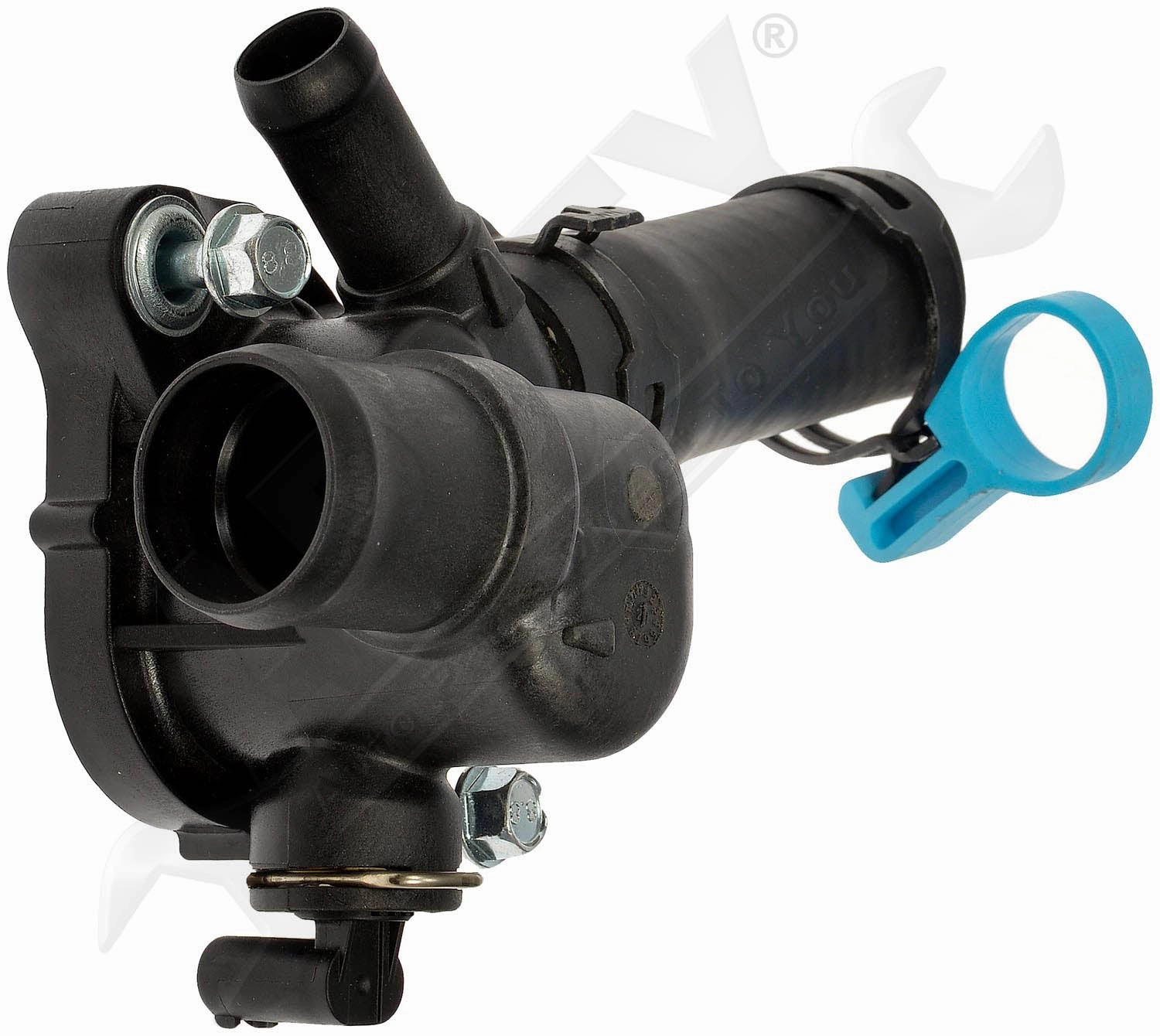 APDTY 158001 Engine Cooling Water Pump-Water Outlet Housing With Sensor