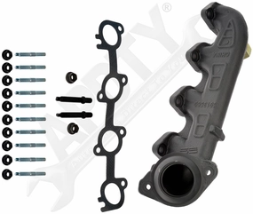 APDTY 158059 Ceramic Coated Exhaust Manifold Kit - Left Side