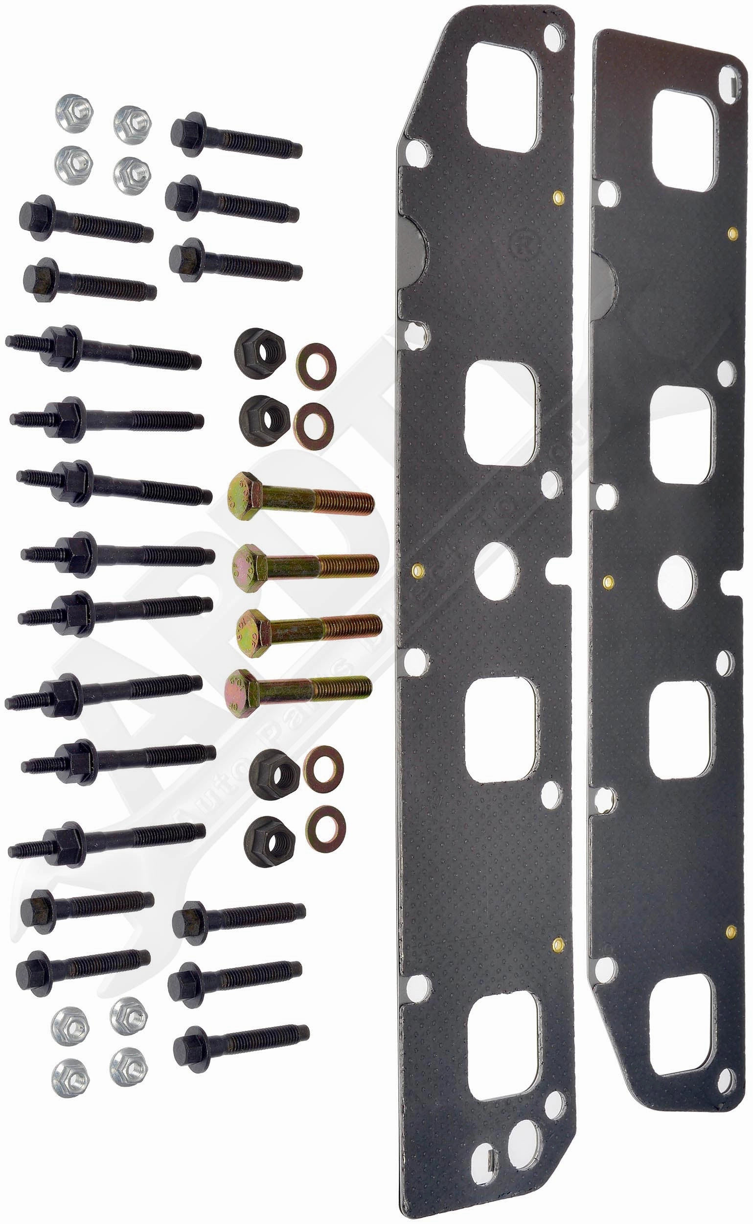 APDTY 158184 Exhaust Manifold Hardware And Gasket Kit (Left & Right)