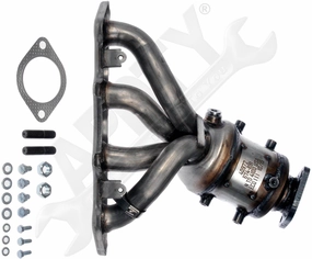 APDTY 158254 Exhaust Manifold with Integrated Catalytic Converter CARB Compliant
