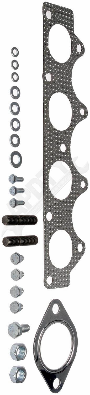 APDTY 158254 Exhaust Manifold with Integrated Catalytic Converter CARB Compliant