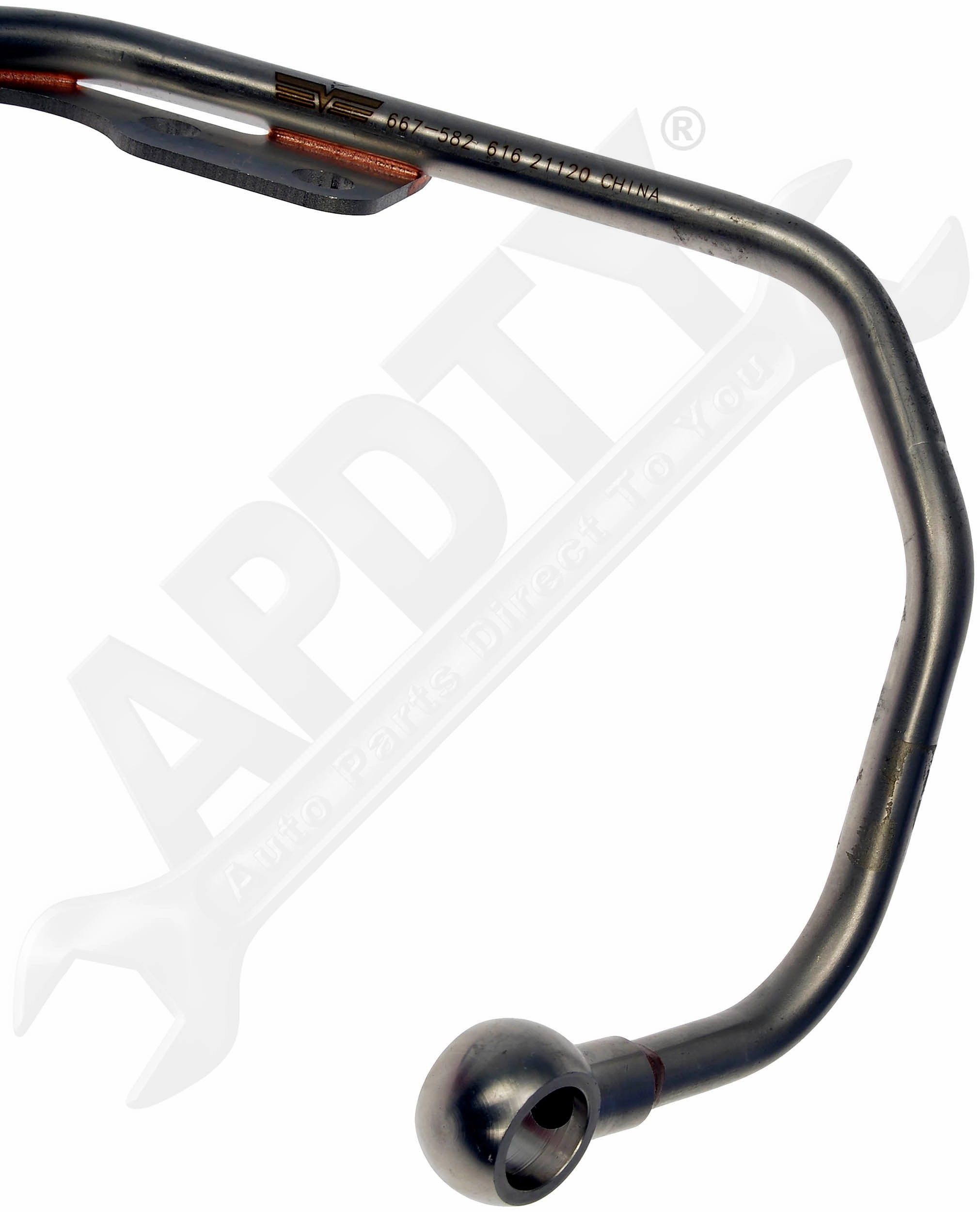 APDTY 158888 Engine Turbocharger Oil Supply Line
