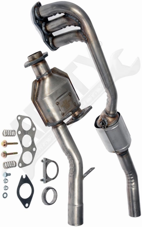 APDTY 159218 Catalytic Converter with Integrated Exhaust Manifold CARB Compliant
