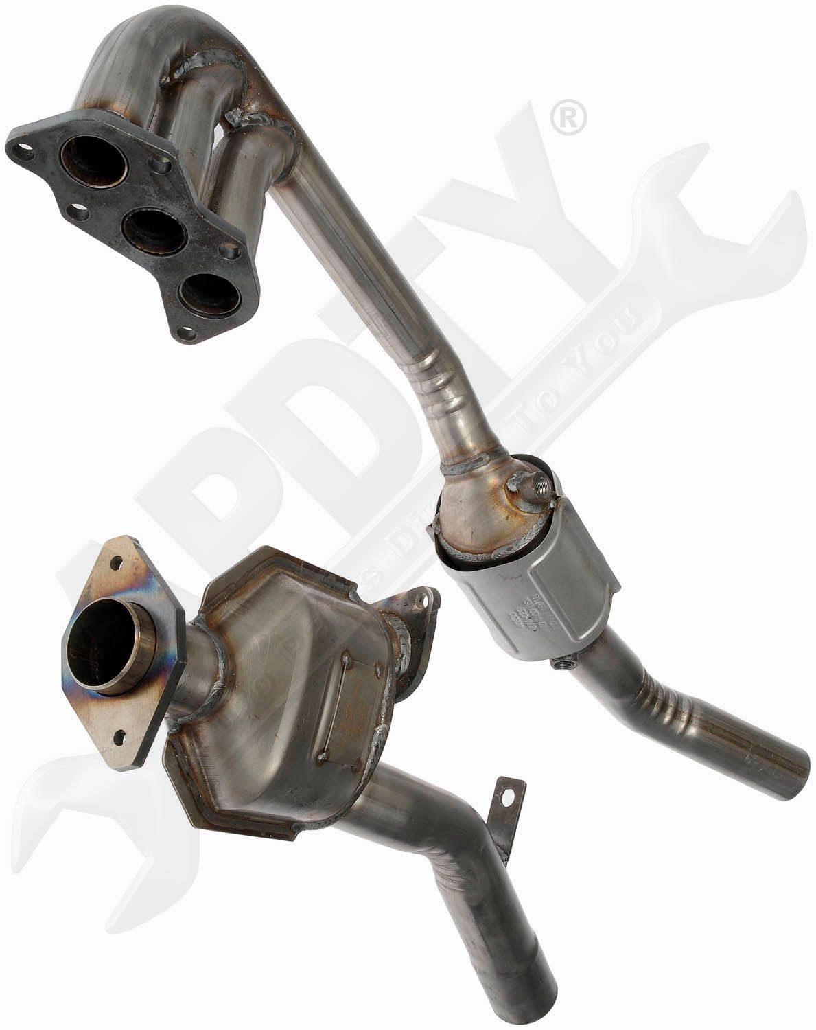 APDTY 159218 Catalytic Converter with Integrated Exhaust Manifold CARB Compliant
