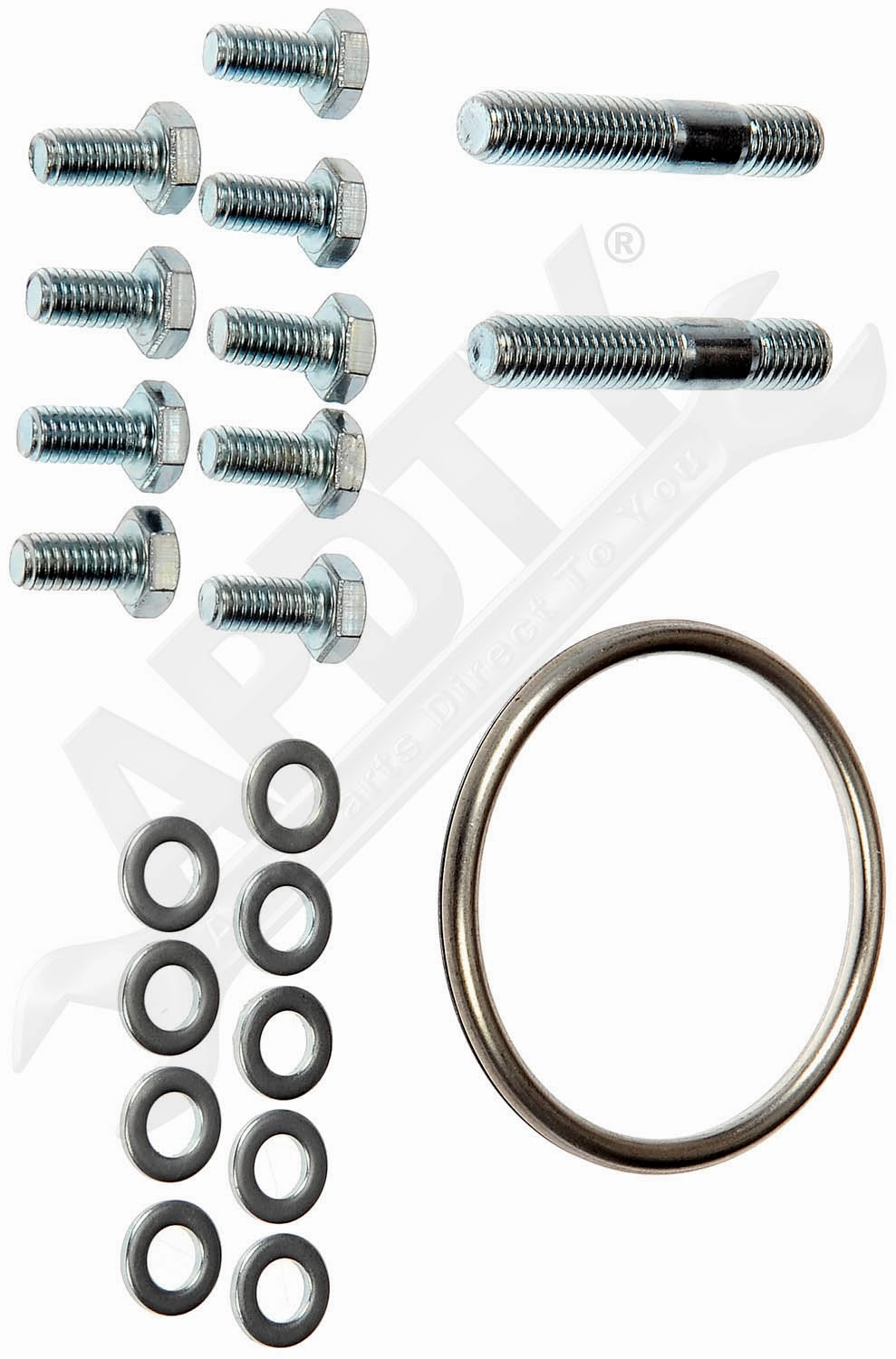 APDTY 159472 Front Upper Three Way Catalytic Converter Assembly CARB Compliant
