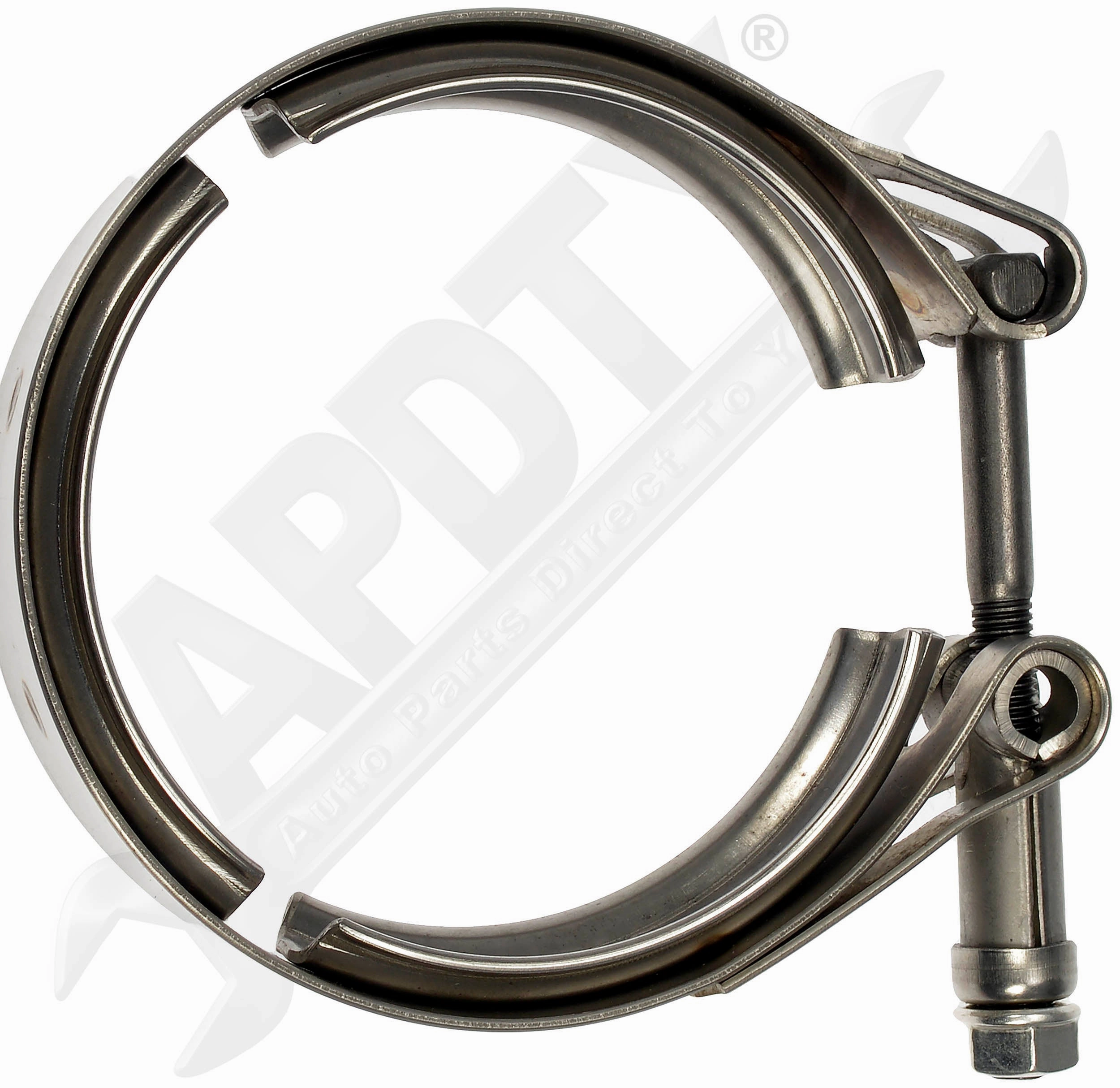 APDTY 159533 Muffler Catalytic Converter Exhaust Pipe 	V Band Clamp
