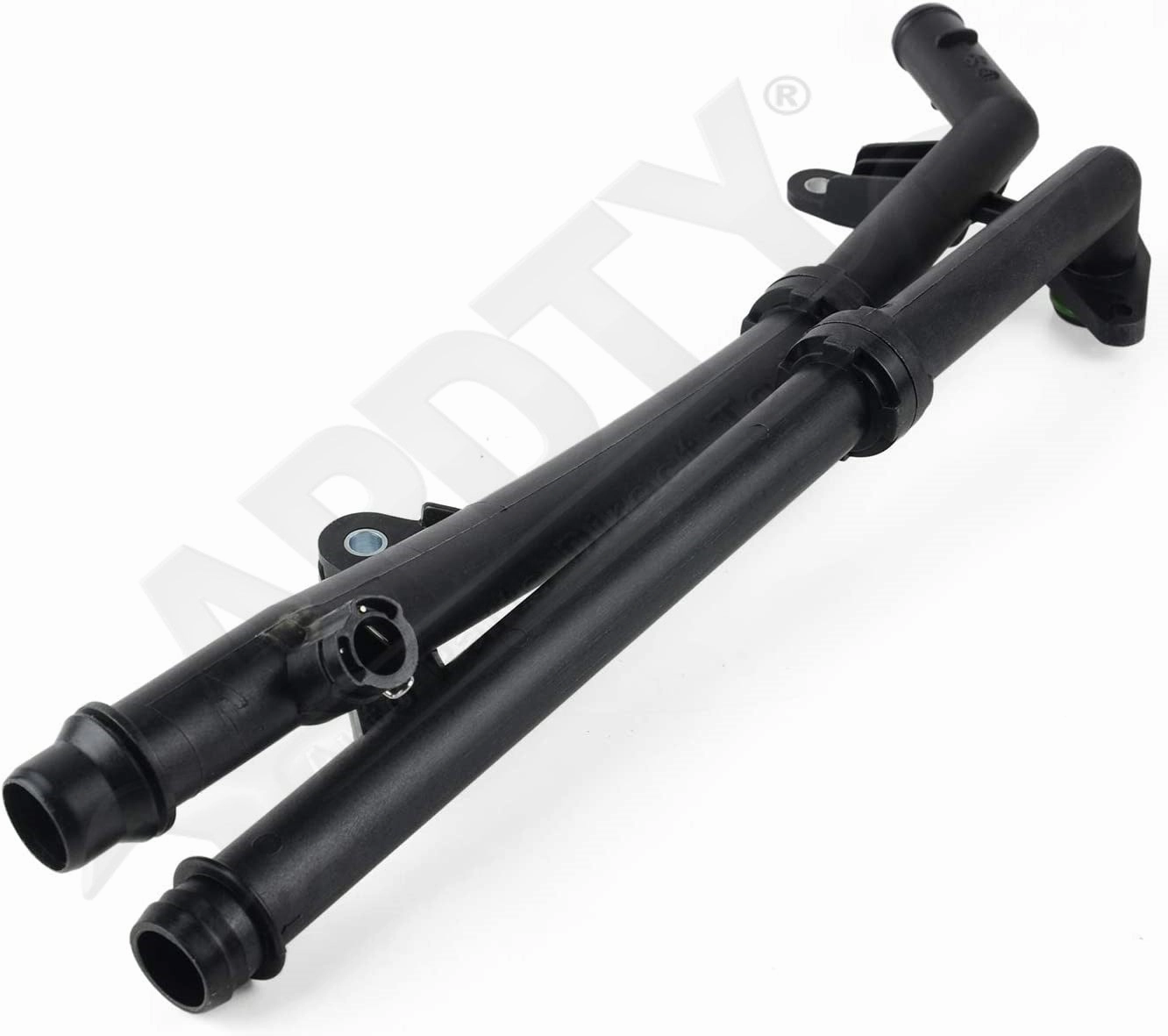 APDTY 159713 Engine Coolant Crossover Water Cooling Line Inlet Pipe