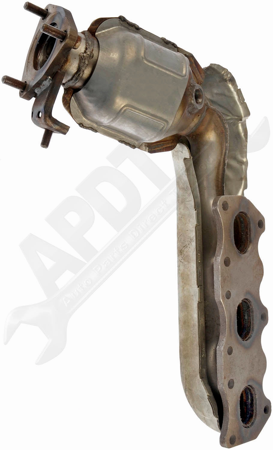 APDTY 159753 Exhaust Manifold with Integrated Catalytic Converter CARB Compliant
