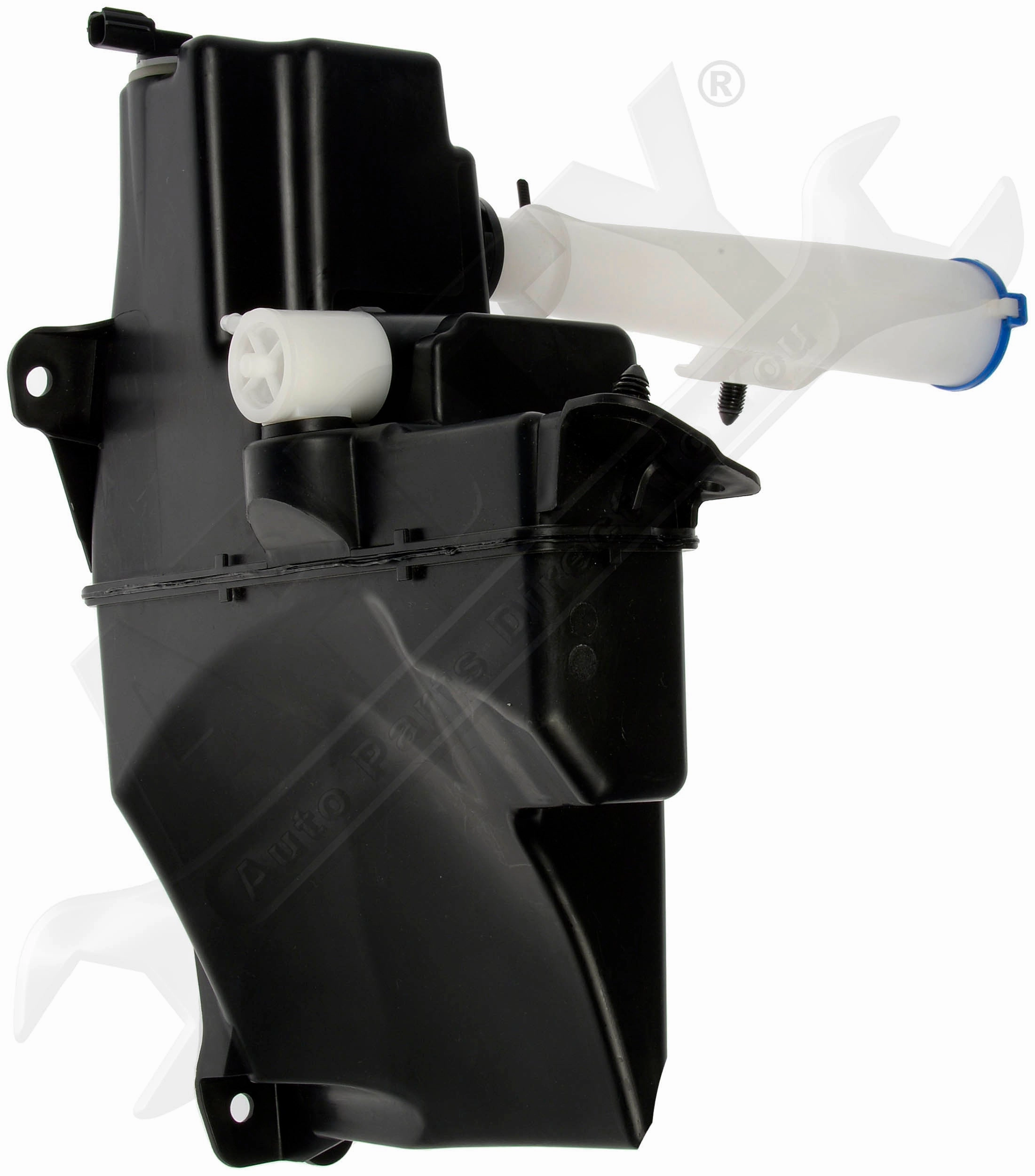 APDTY 159827 Windshield Washer Fluid Reservoir w/Pump, Cap & Sensor
