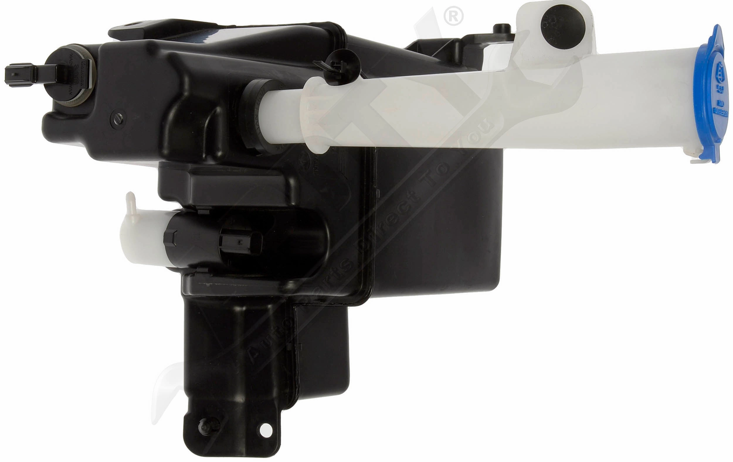 APDTY 159827 Windshield Washer Fluid Reservoir w/Pump, Cap & Sensor