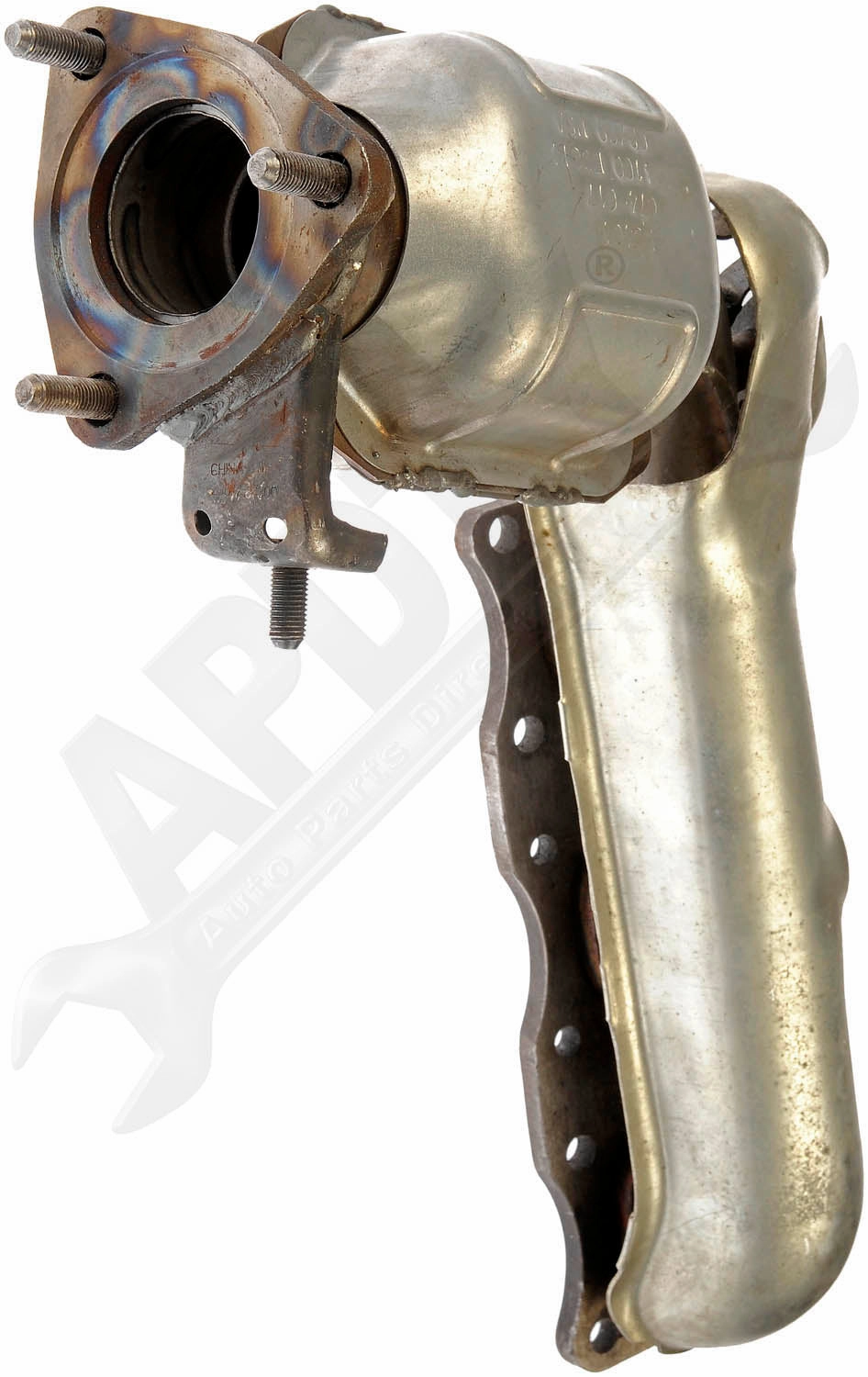 APDTY 159836 Engine Exhaust Manifold with Integrated Catalytic Converter