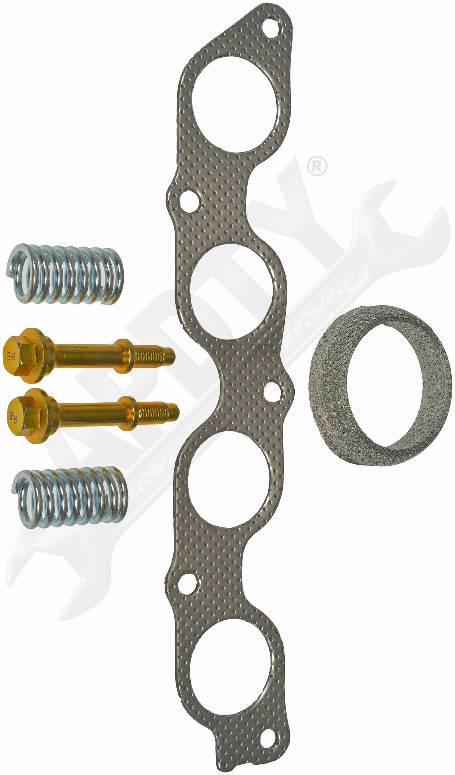 APDTY 159837 Engine Exhaust Manifold Kit with Hardware