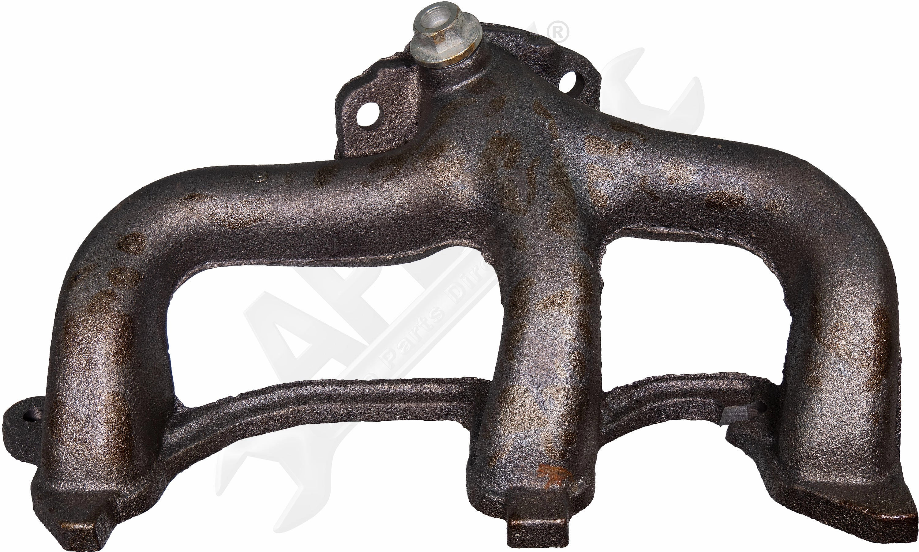 APDTY 160386 Rear Cast Iron Exhaust Manifold for 4.0L Inline 6-Cylinder Engine