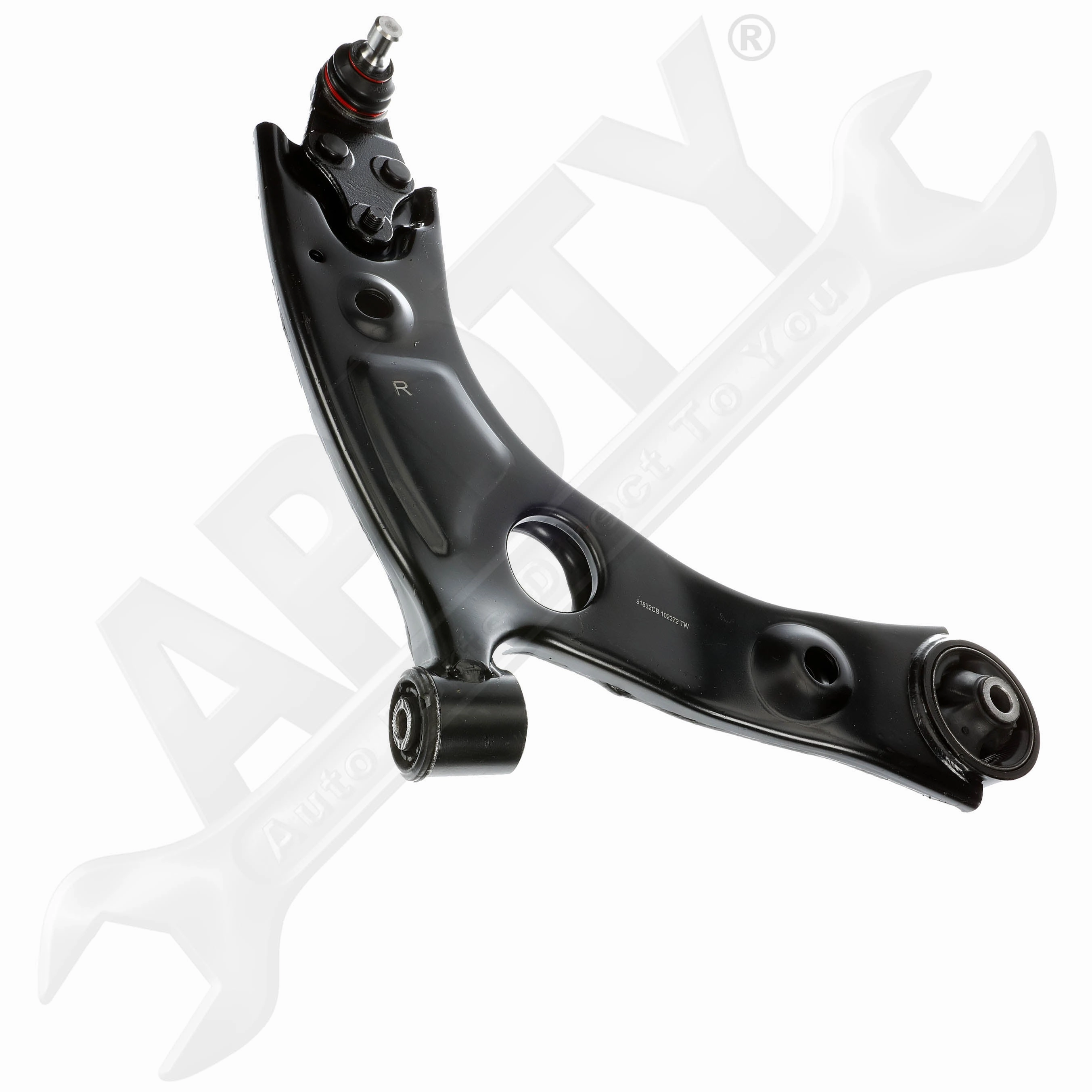 APDTY 160874 Suspension Control Arm And Ball Joint Assembly  	Front Right Lower